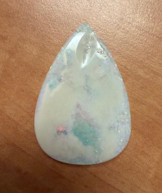 83.50ct Loose Australian Fire Opal 16.70g 2.25"x1.50" 6.55mm thick