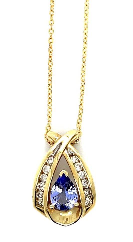 .50ct Tanzanite 14KY Pendant