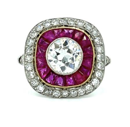 1.25ct G-H VS Handmade Platinum Diamond Ring