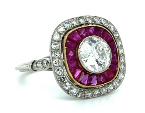 1.25ct G-H VS Handmade Platinum Diamond Ring