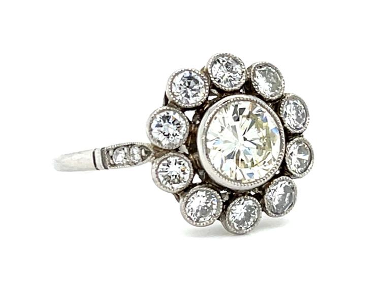 .94ct Platinum Handmade Diamond Ring