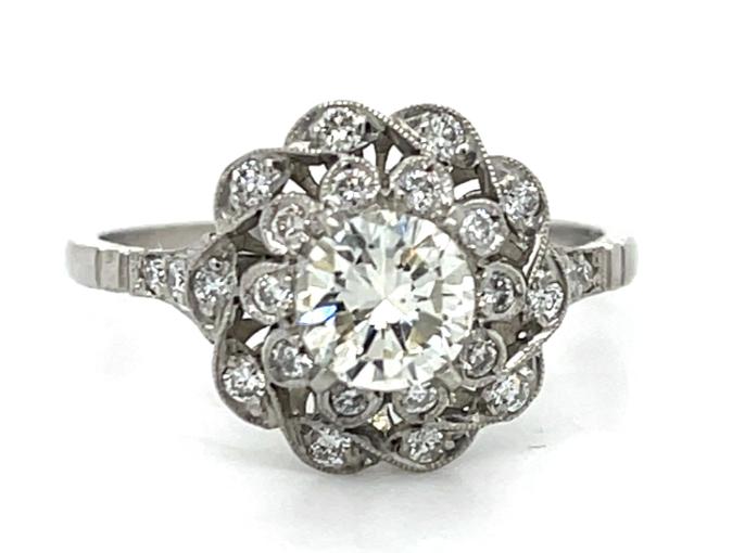 .69ct diamond .54ct SD Platinum Handmade Ring