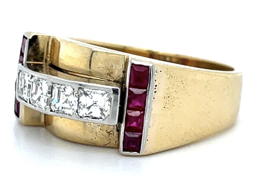 Original Retro .60ct Diamond 18K Ring