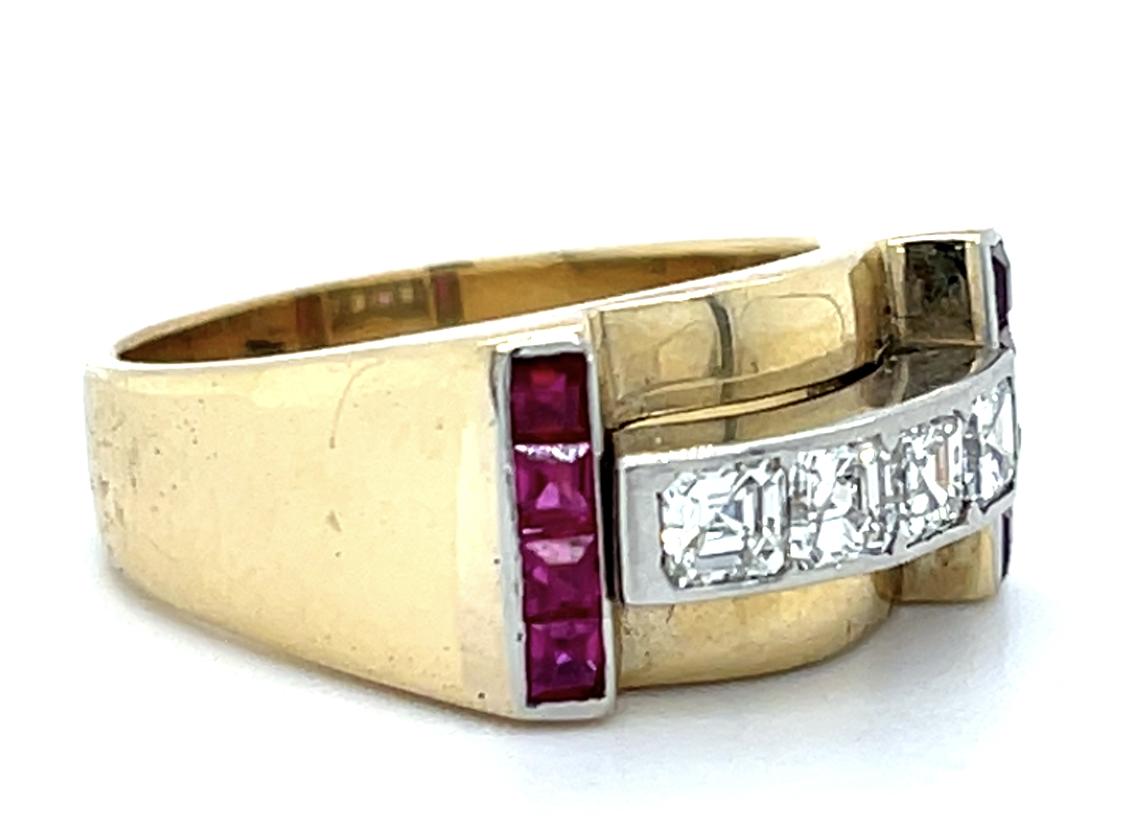 Original Retro .60ct Diamond 18K Ring