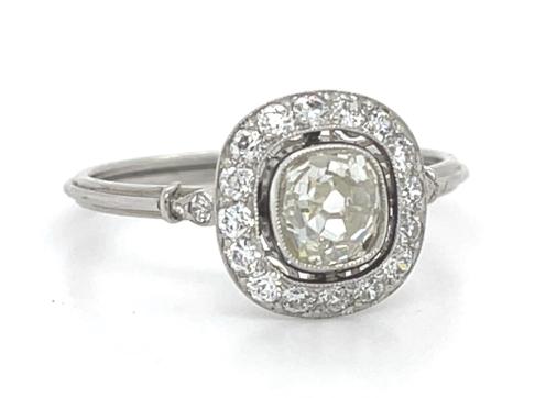 .82ct Diamond Platinum Handmade Ring