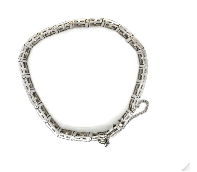 Original Art Deco 5.50ct Diamond 14K +PT Bracelet