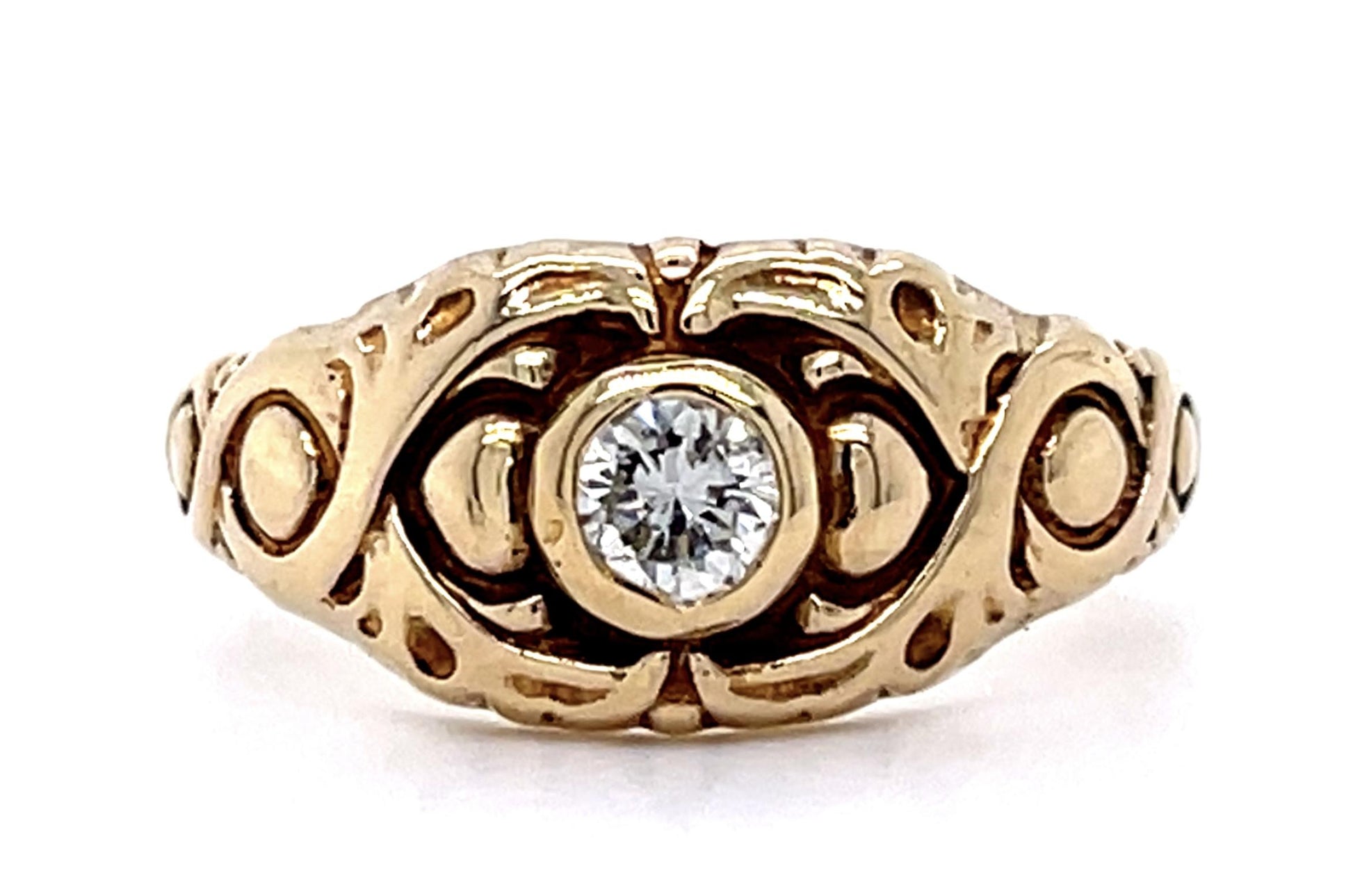 .20ct Diamond 14KY Ring 4.30g 7 Size