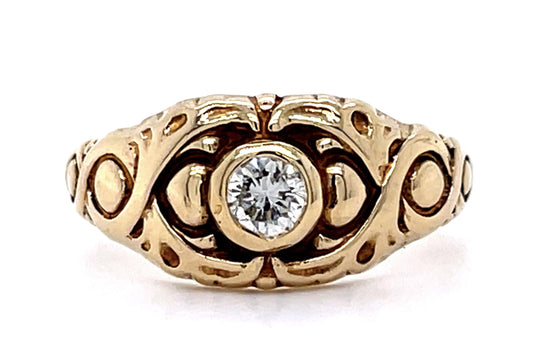 .20ct Diamond 14KY Ring 4.30g 7 Size