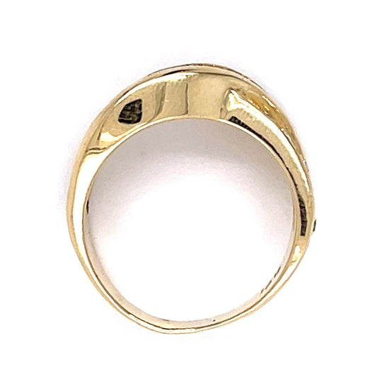 1.50ct Diamond 14KY Ring 4.40g 6 Size