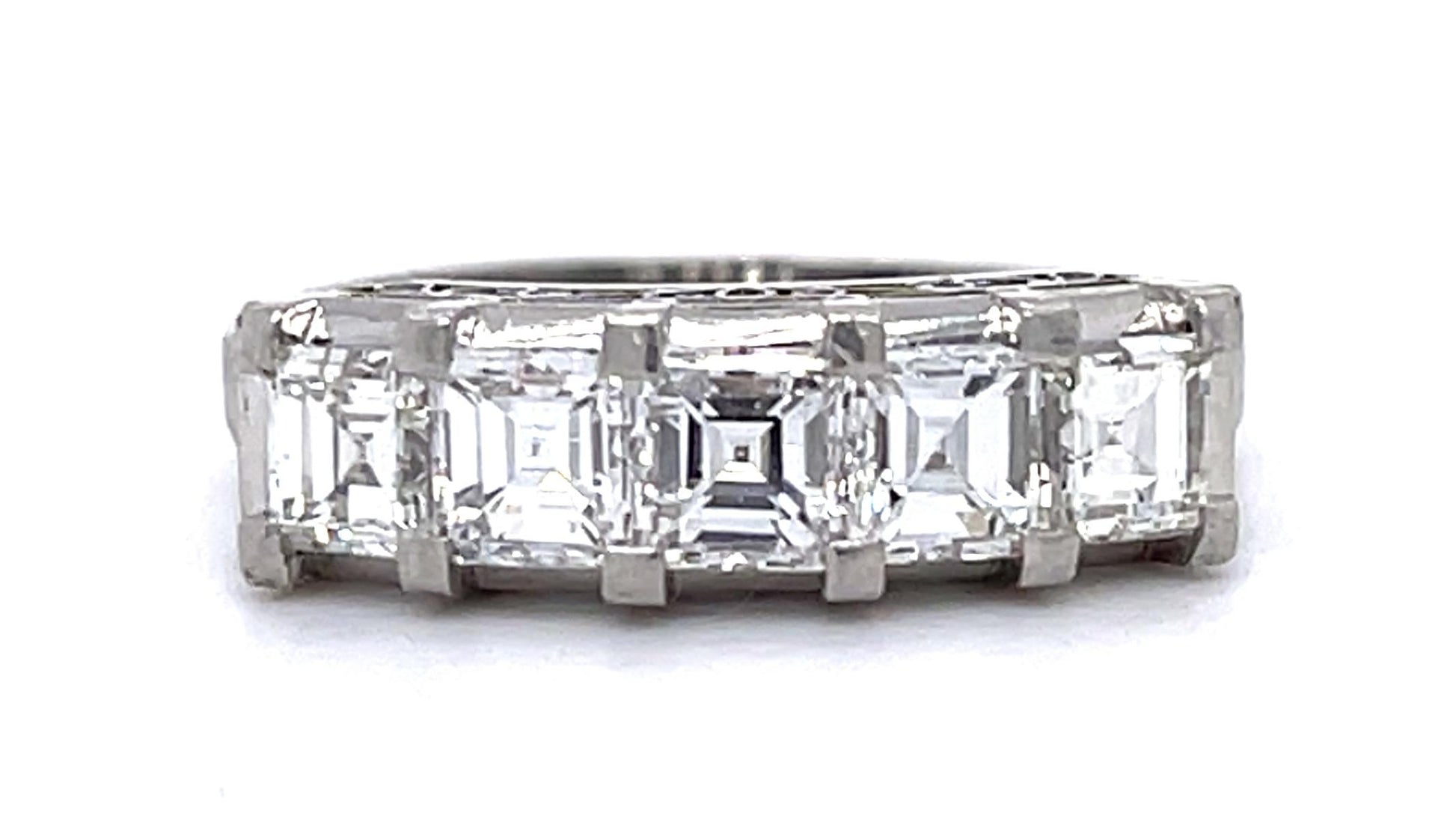 1.68ct Asscher Diamond PT Ring