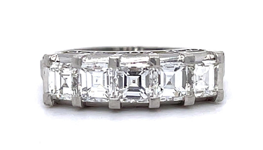 1.68ct Asscher Diamond PT Ring