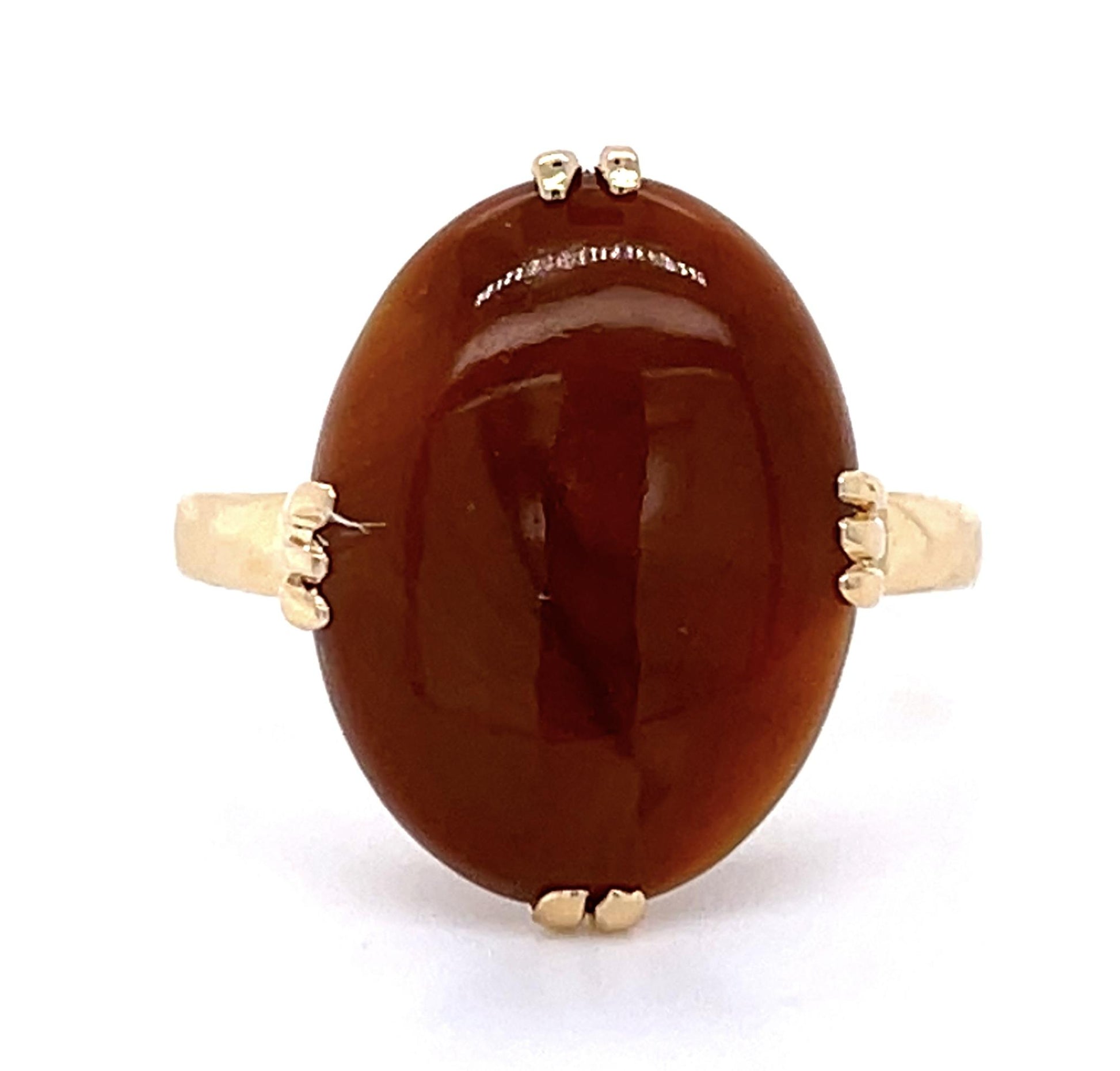 14KY Ring (Antique 1900s) 9 Size 4.20g