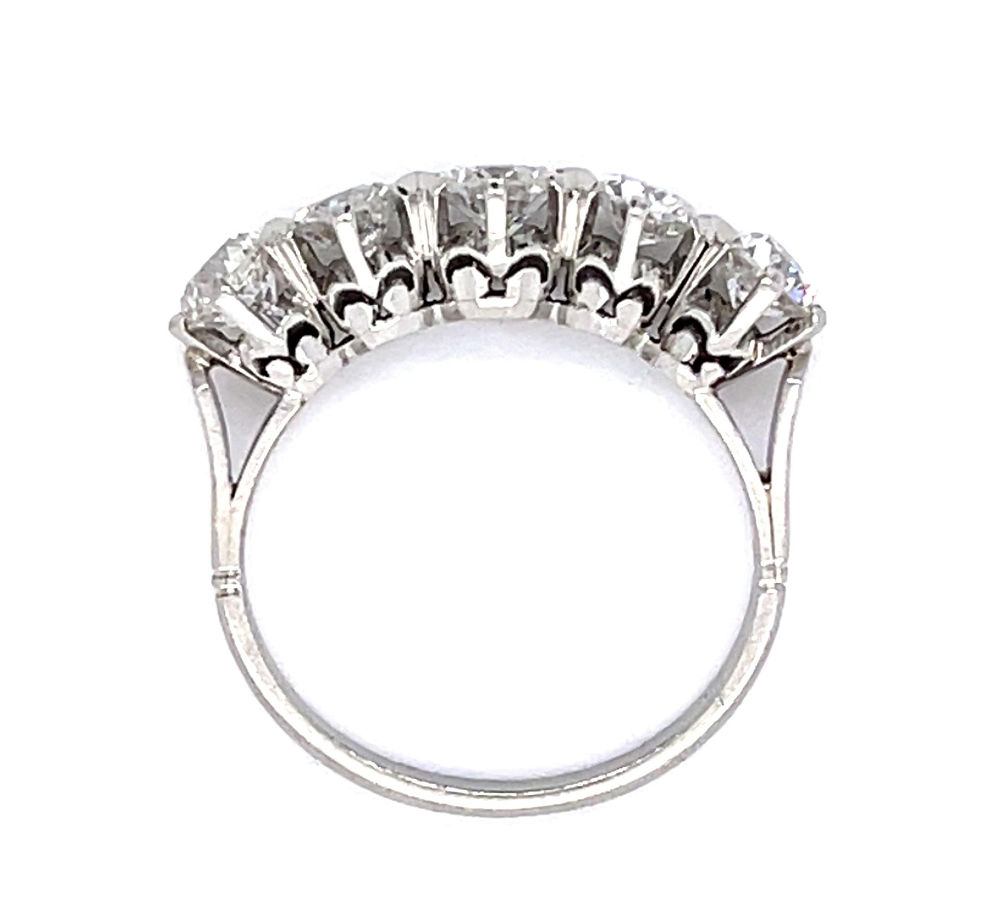 Art Deco 1.25ct Diamonds Platinum Handmade Ring (Vintage 1930s) 4.71g 6 Size