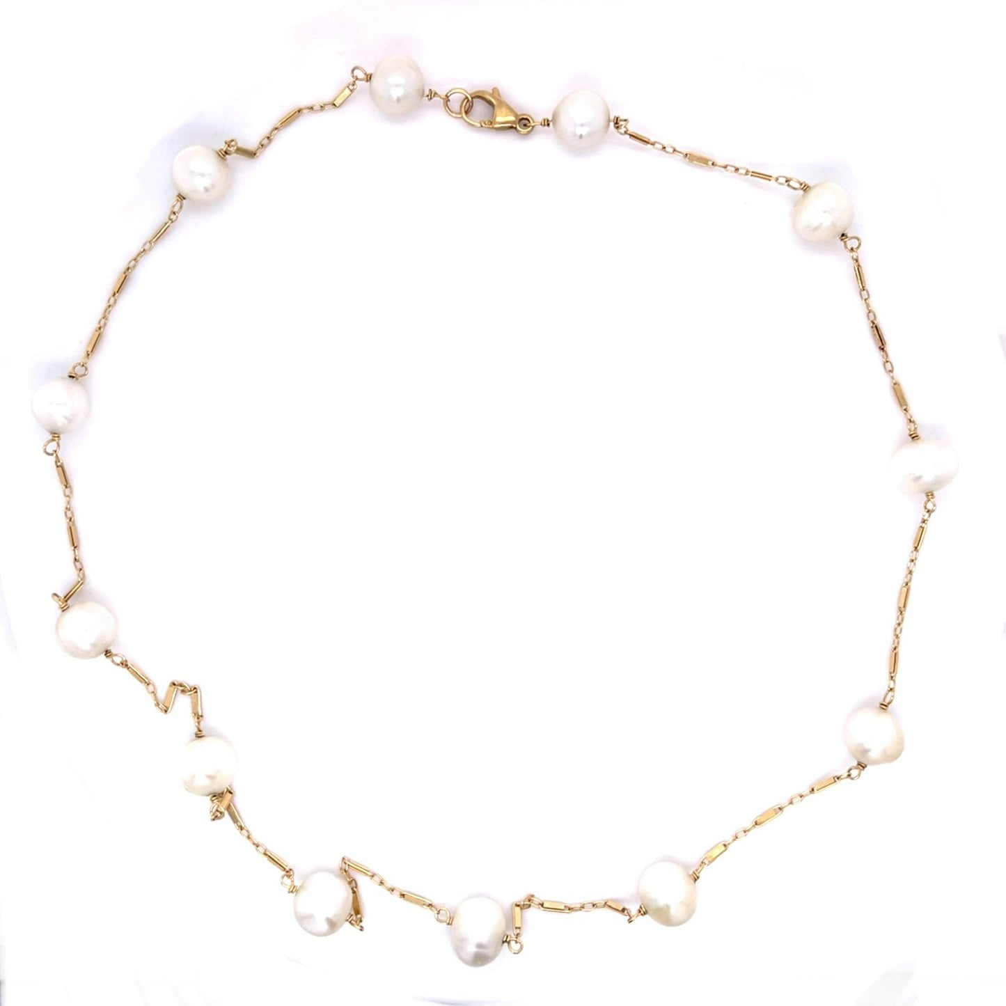 Pearl 14KY Handmade Necklace