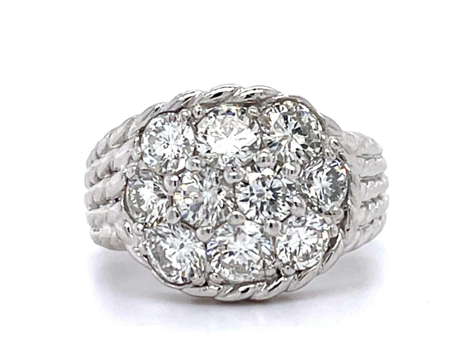 2.05ct Diamond Platinum Ring