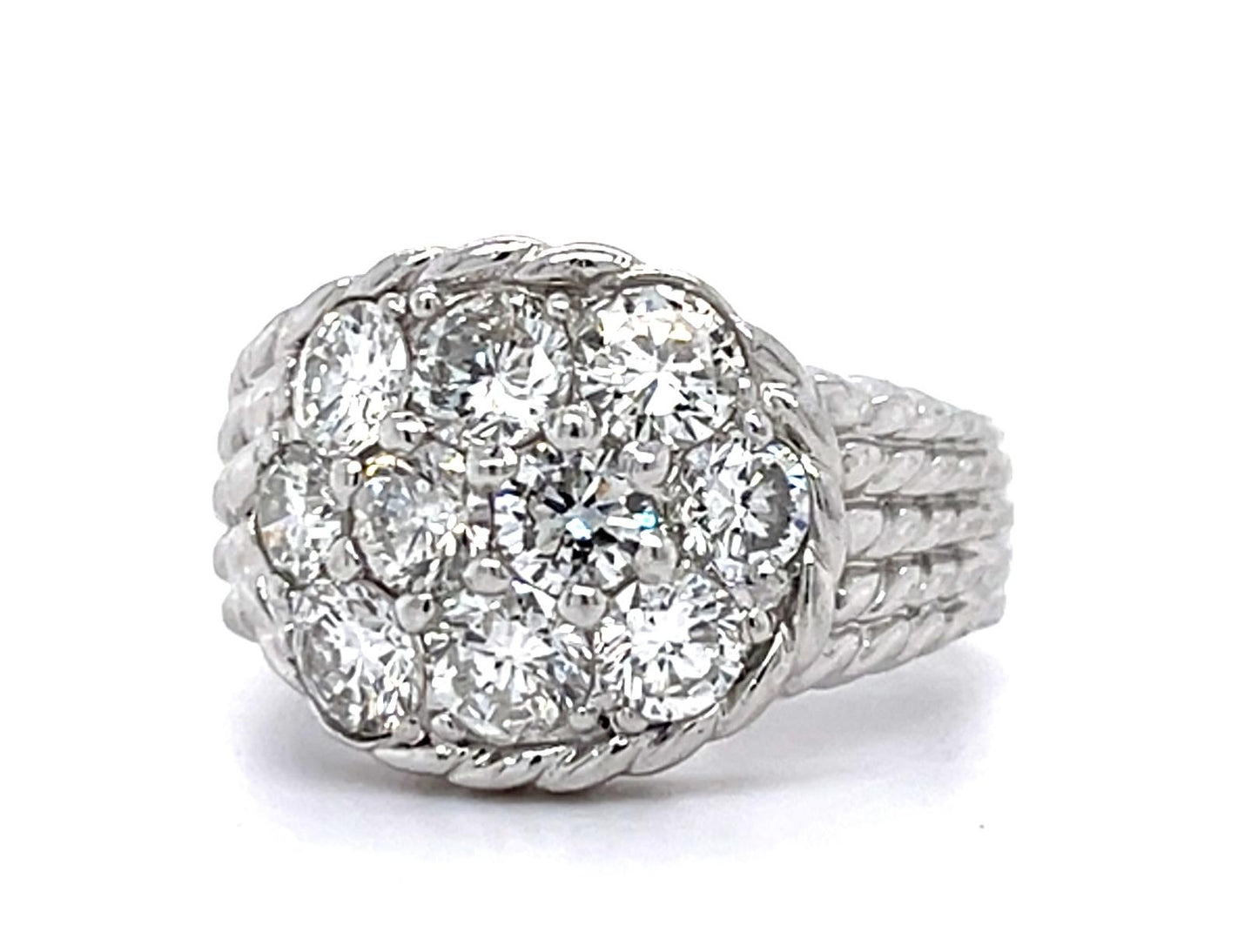 2.05ct Diamond Platinum Ring