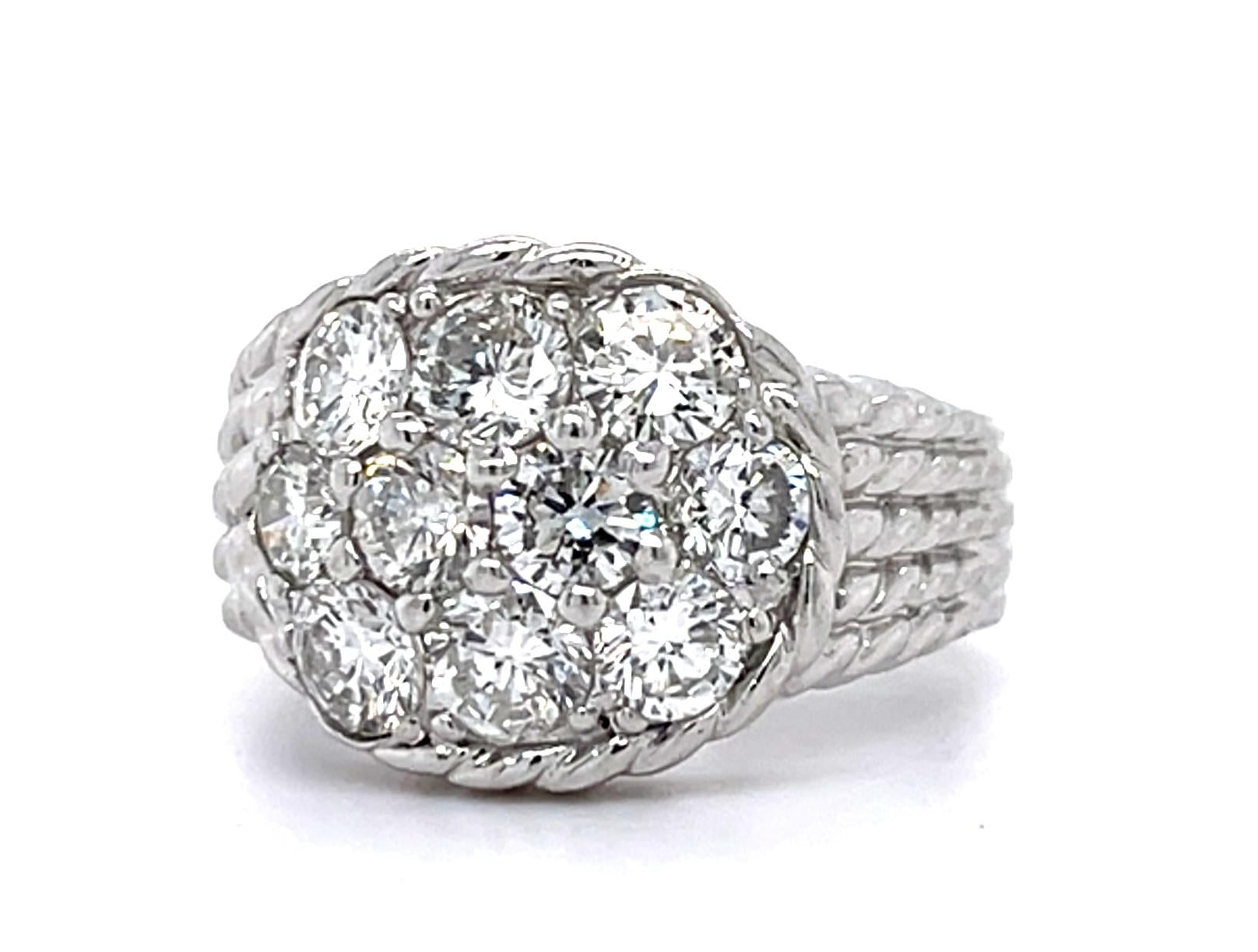2.05ct Diamond Platinum Ring