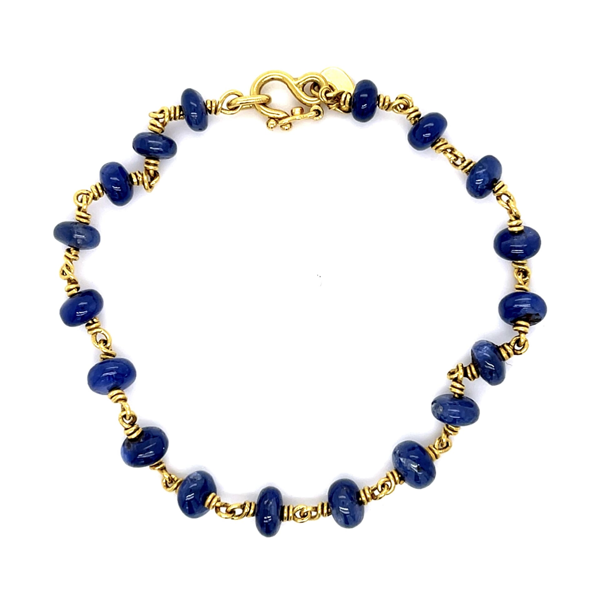 54ct Sapphire 21KY Bracelet
