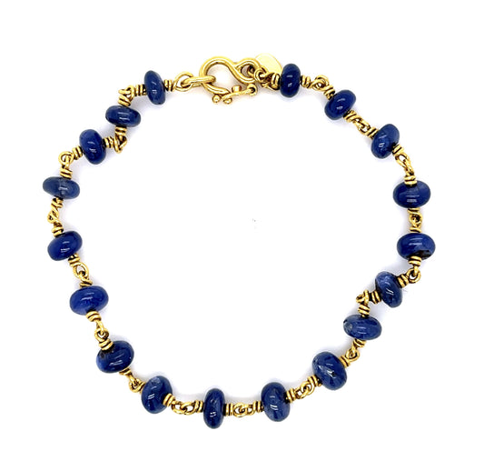 54ct Sapphire 21KY Bracelet