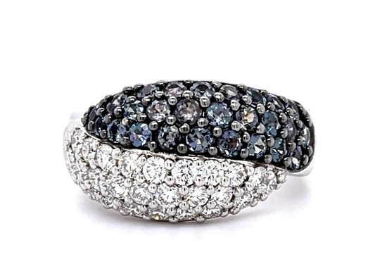 1.26ct Brazilian Alexandrite 1.08ct Diamond 18KW Ring
