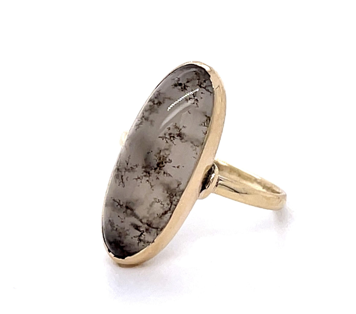 Victorian Agate 14KY Ring (Antique 1880s)