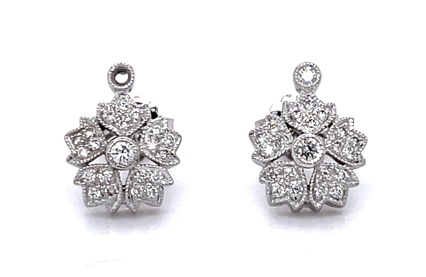 .26ct Diamond 14KW Stud Earrings