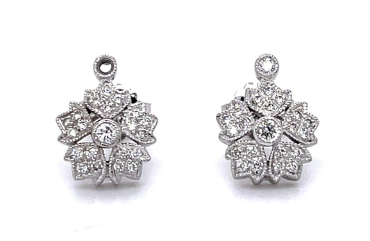 .26ct Diamond 14KW Stud Earrings