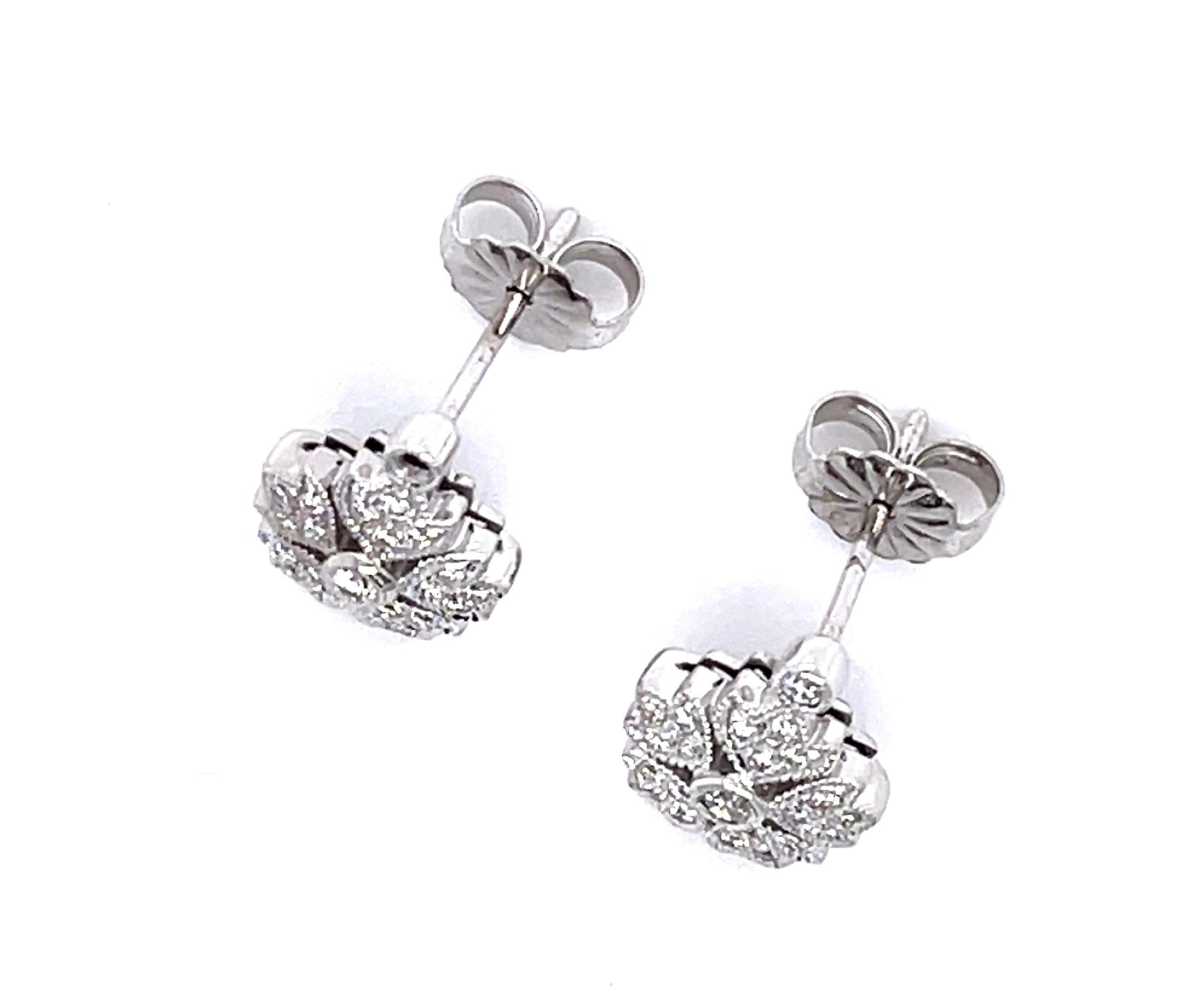 .26ct Diamond 14KW Stud Earrings