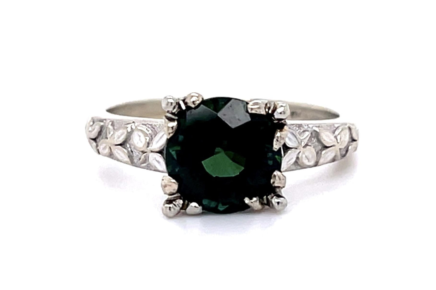 1.72ct Green Tourmaline 14KW Ring
