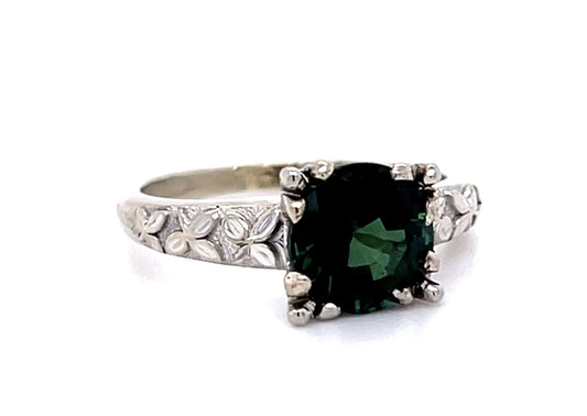 1.72ct Green Tourmaline 14KW Ring