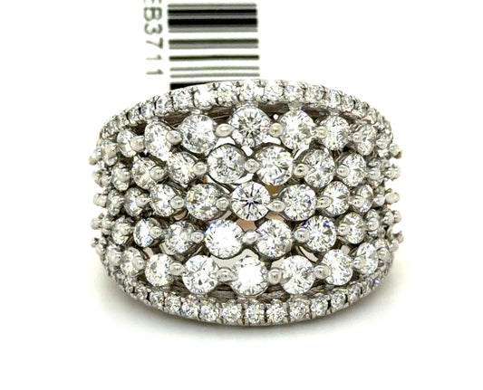 3ct Diamond 14KW Band Ring