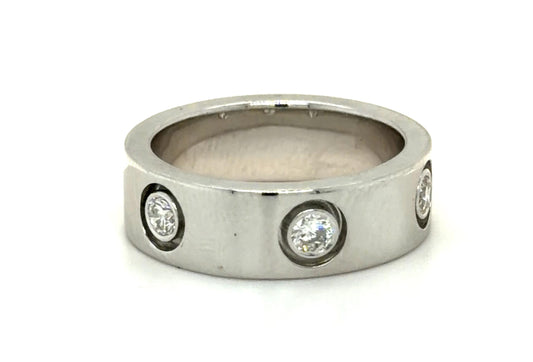 .30ct Diamond 18KW Band Ring