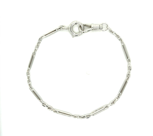 Art Deco Handmade 14KW Bracelet (Antique 1920s)