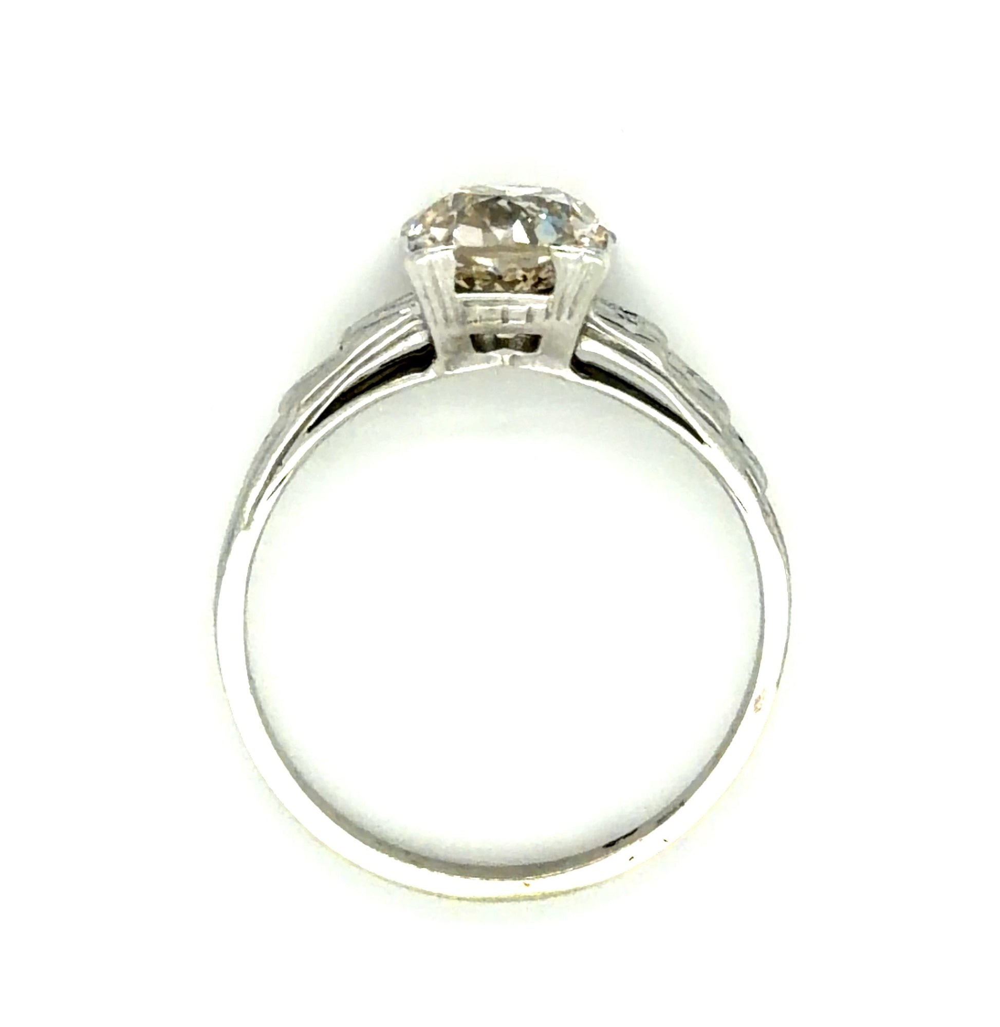 Art Deco 1.40ct Old European Diamond Ring (Vintage 1930s)