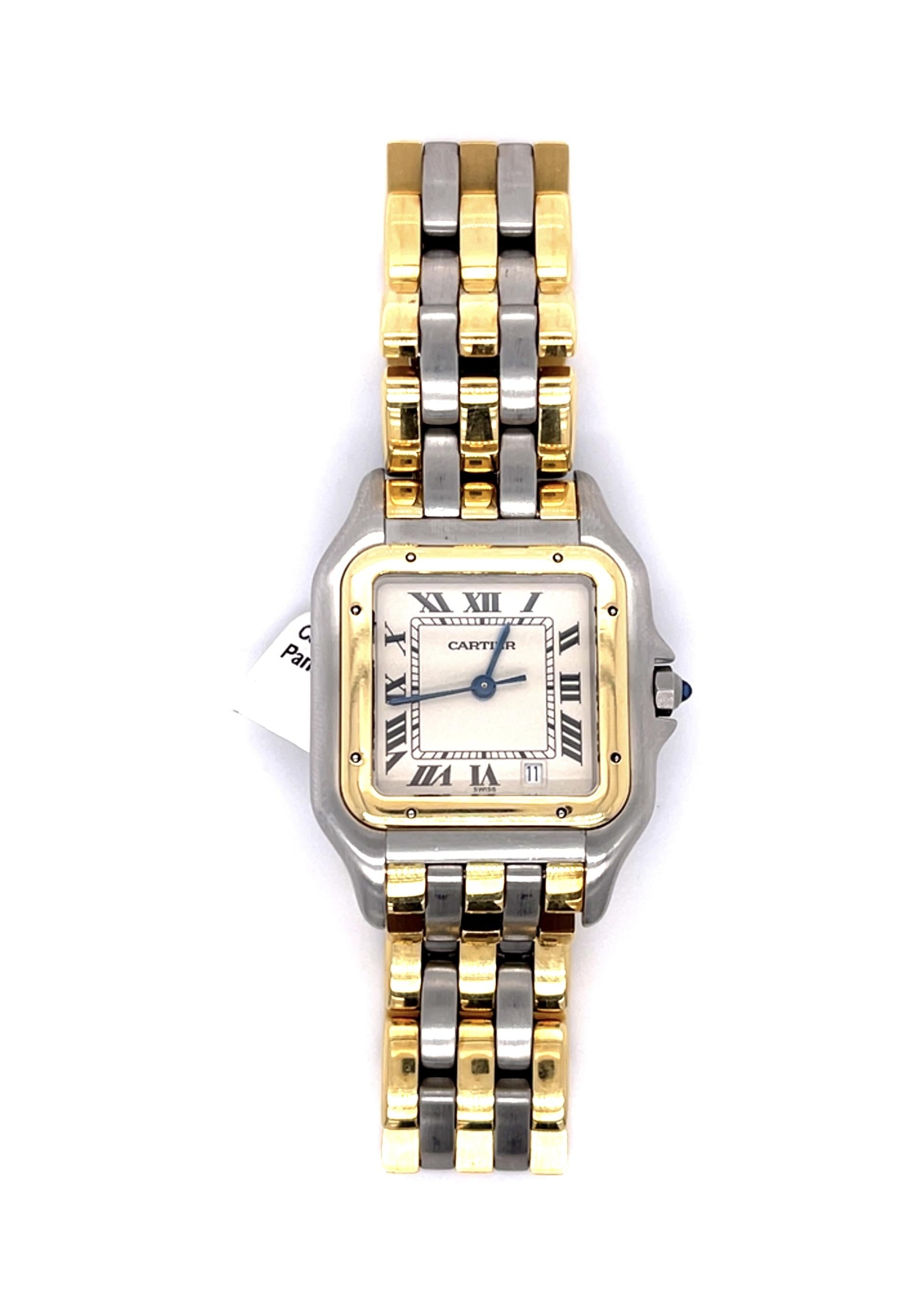 Cartier Gold Panthere SS/18KY Men's Watch