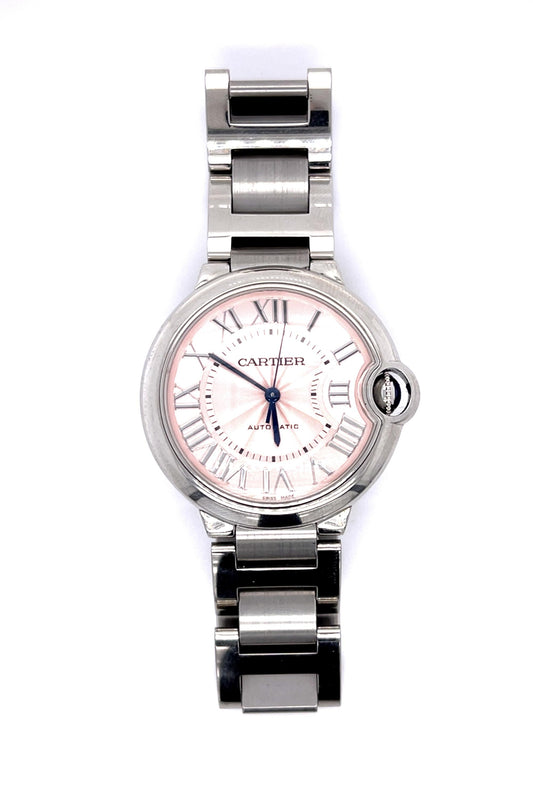 Cartier Stainless Steel Ballon Bleu Men's Watch (Estate 2010s) 36mm