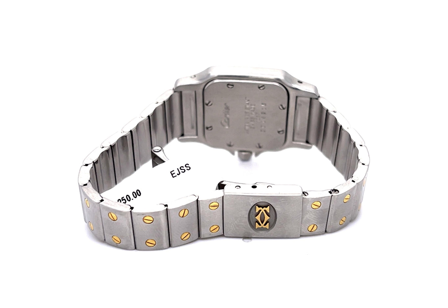 Cartier Santos Galbe SS/18KY Lady's Watch (Estate 1990s)