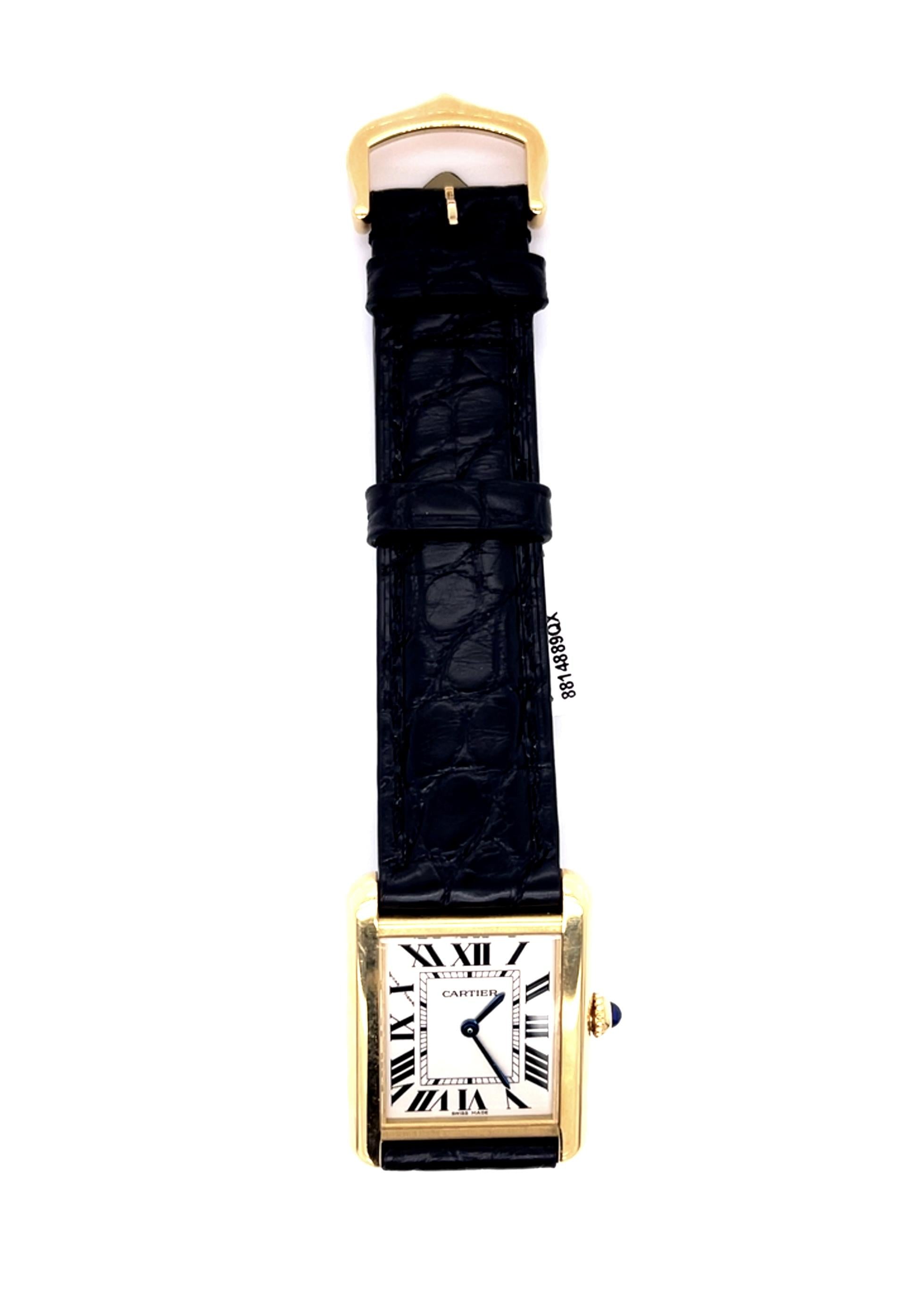 Cartier 18KY Tank Solo Watch (Estate 2010s)