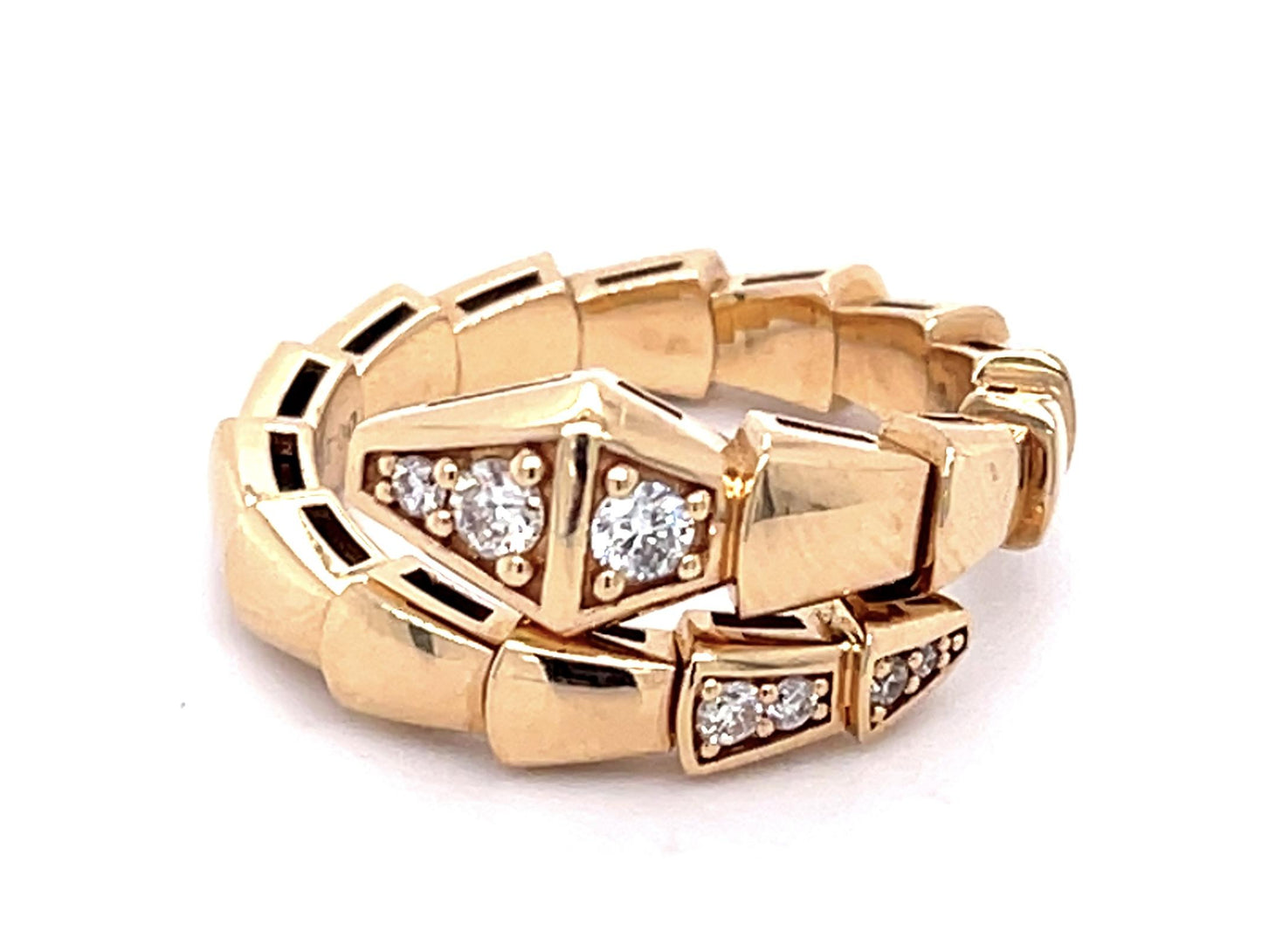 .21ct Diamond 18KY Snake Ring