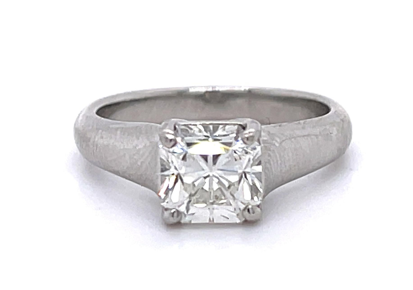 Tiffany & Company 1.42ct Lucida Diamond PT Ring