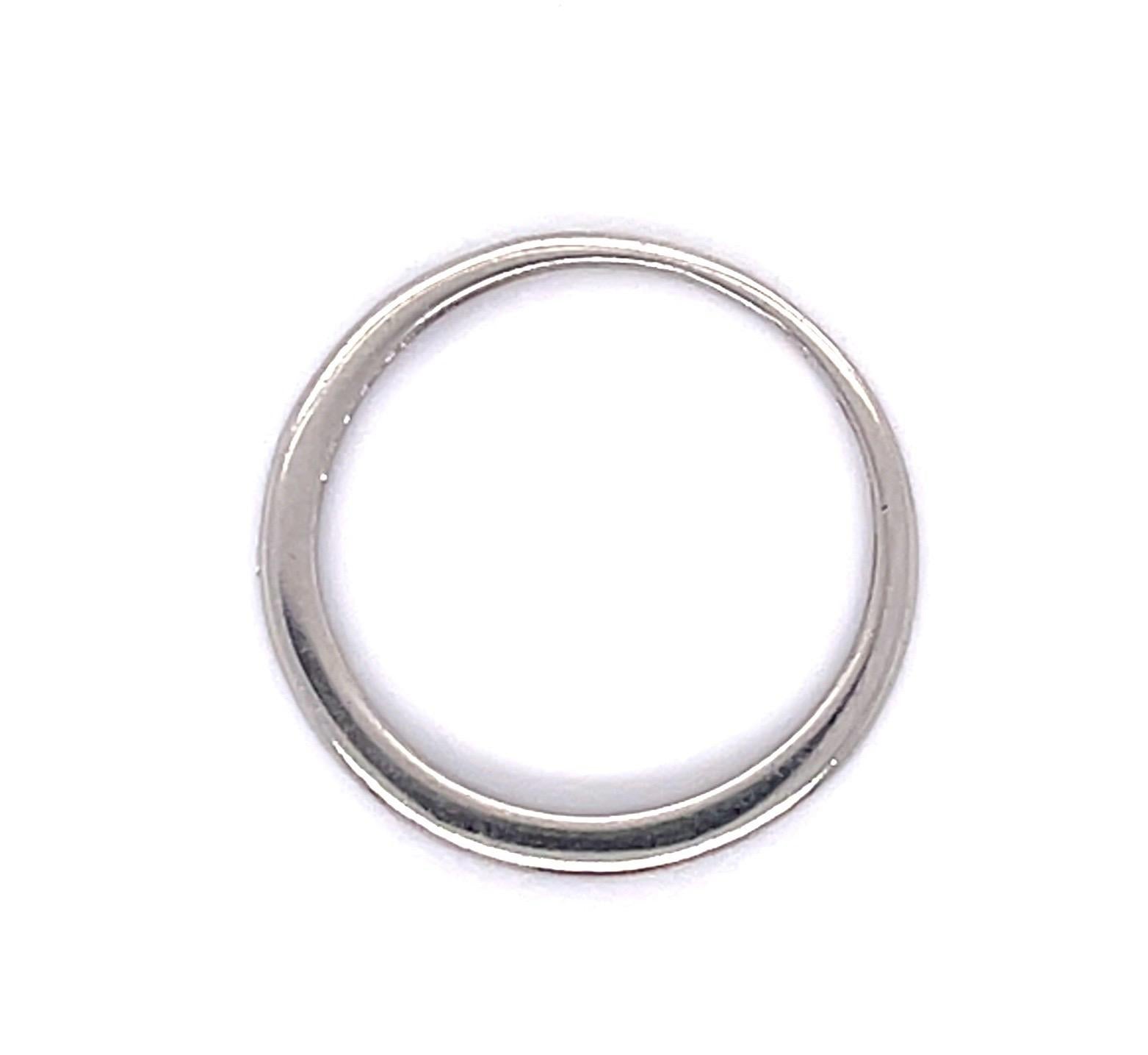 .30ct Diamond PT Half Eternity Band