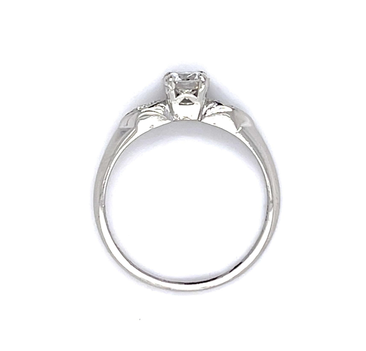.44ct European Diamond PT Ring (Vintage 1940s)