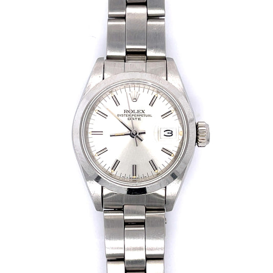 Rolex Oyster Perpetual Date Lady's Watch Excellent Condition