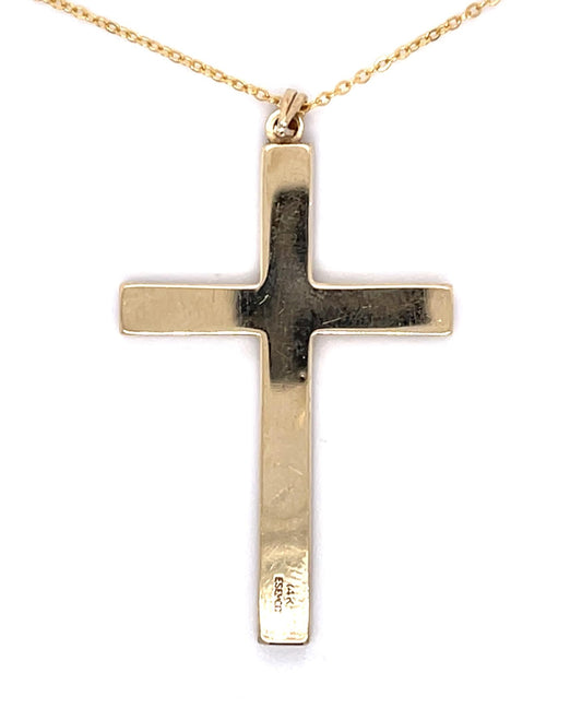 Original 14KY Cross Pendant (Antique 1920s)