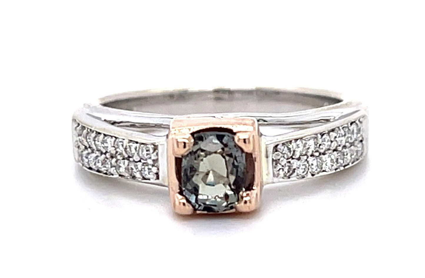 .73ct Alexandrite 14K Two Tone Ring