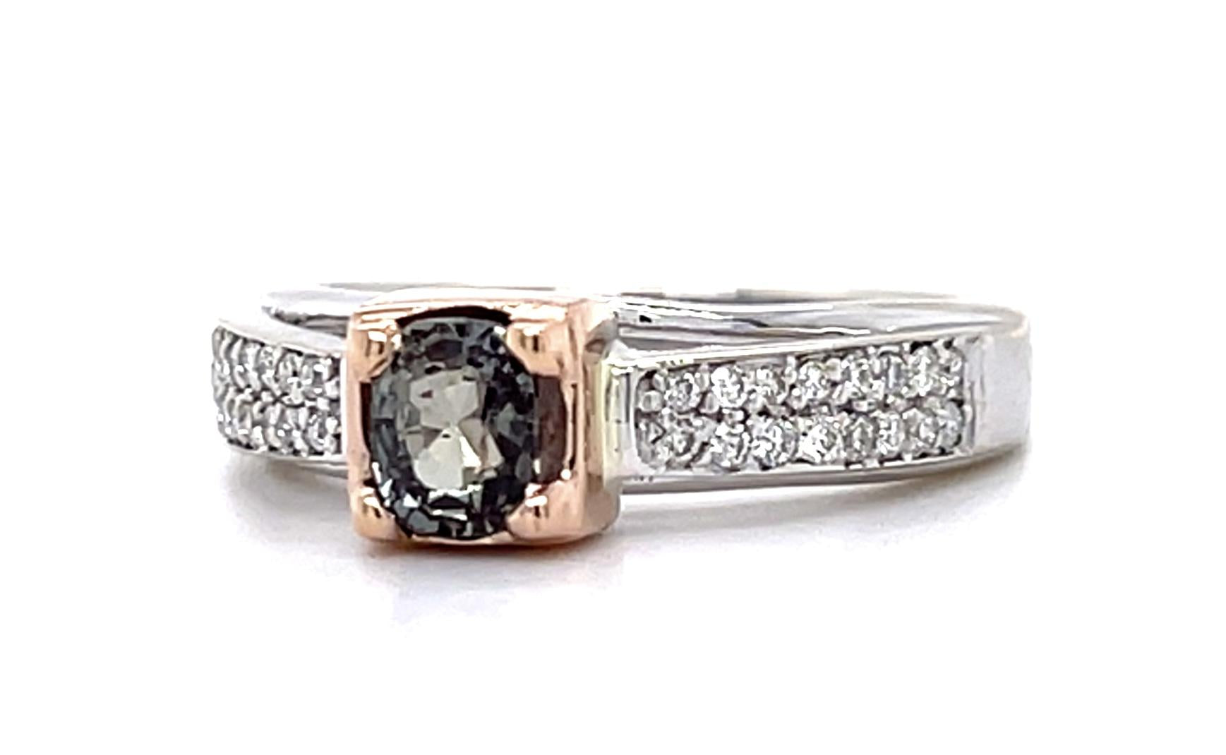 .73ct Alexandrite 14K Two Tone Ring