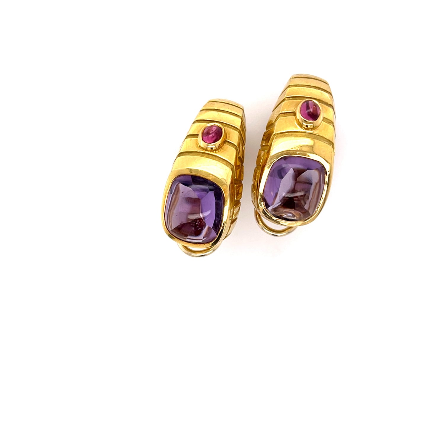 Original Van Cleef & Arpels Amethyst 18KY Earrings