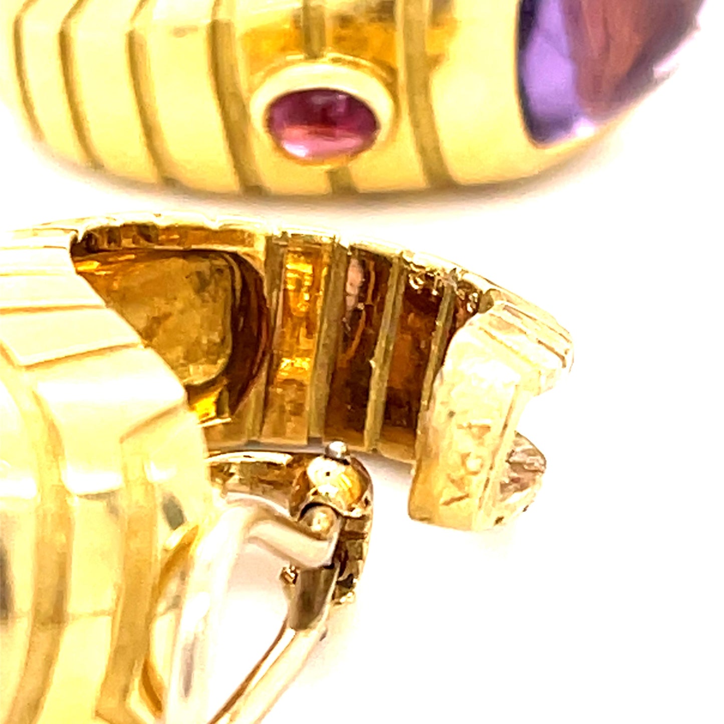 Original Van Cleef & Arpels Amethyst 18KY Earrings