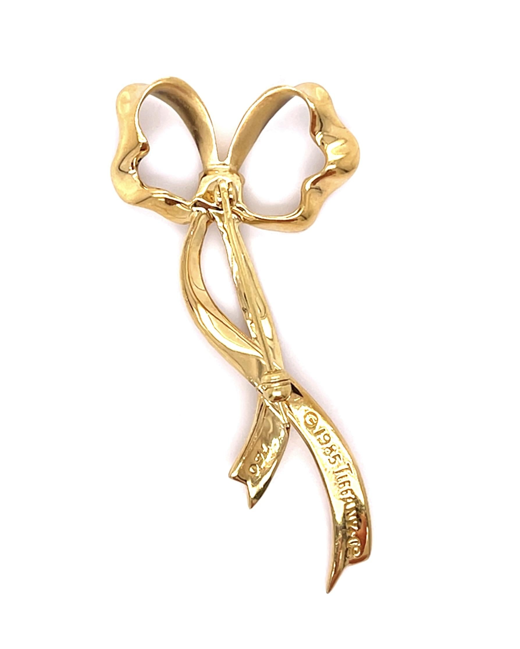 Tiffany & Company Original 18KY Brooch (Vintage 1985)