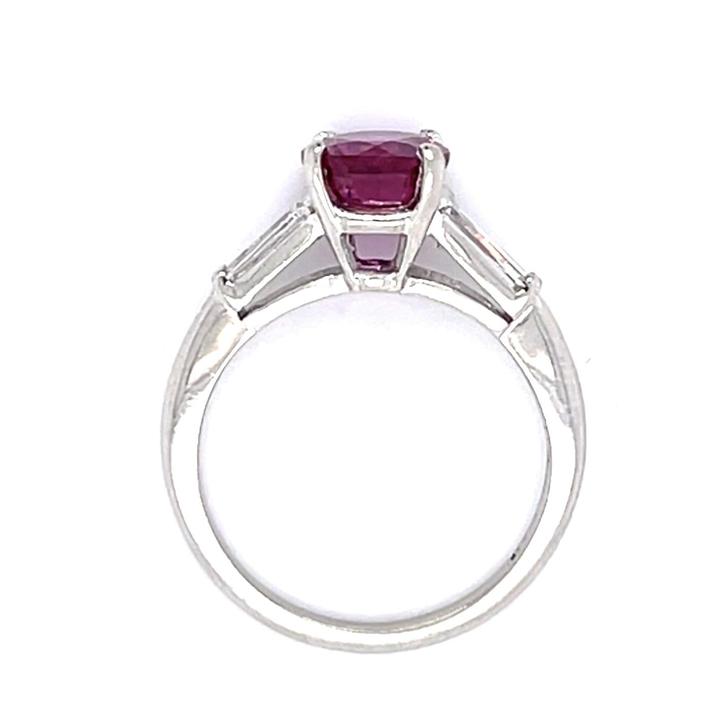 1.88ct Ruby PT Ring